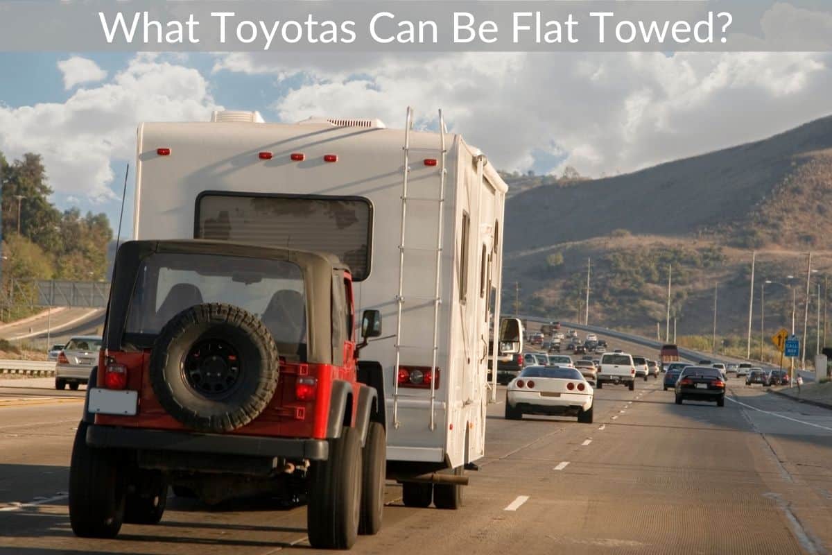 What Toyotas Can Be Flat Towed?